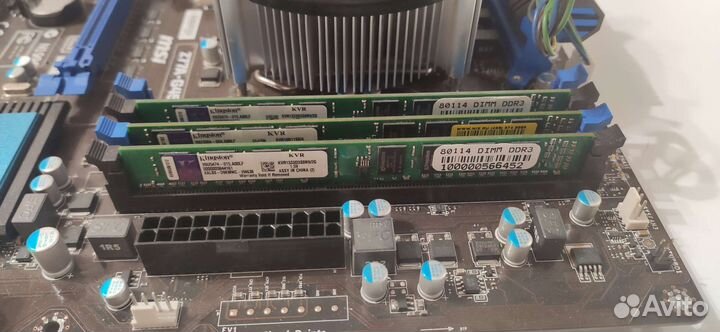 Материнская плата MSI Z77A-G45 + i5 3570 +DDR3 8GB