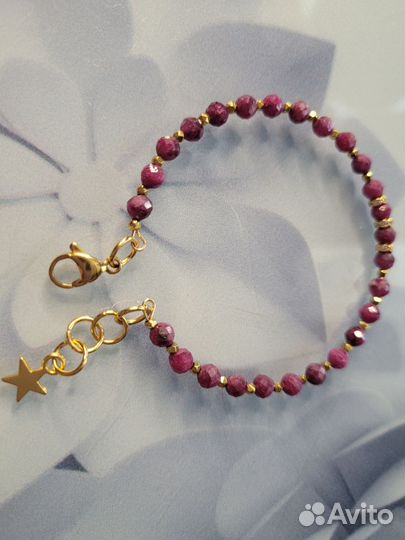 Браслет из рубина Katya quartz