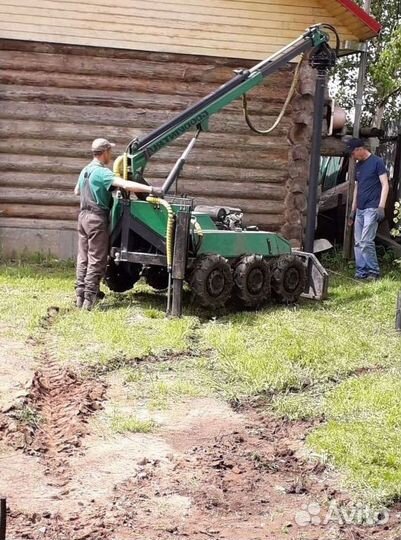 Винтовые сваи под ключ, монтаж винтовых свай