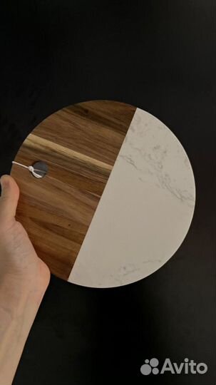 Поднос мрамор, сервировочная доска, блюдо Hm