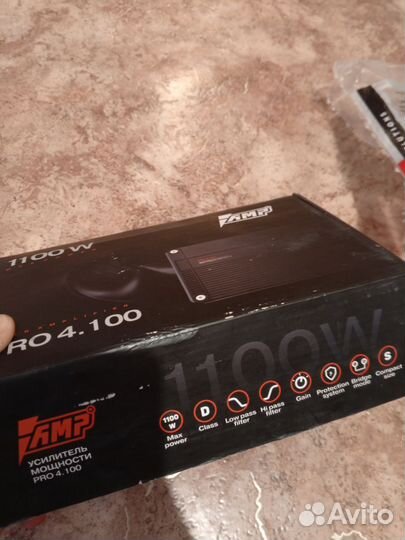 Сабвуфер и усилитель в автомобиль