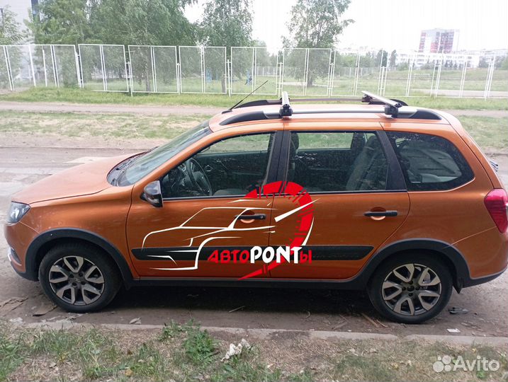 Багажник на крышу Лада Калина Гранта Кросс аэро