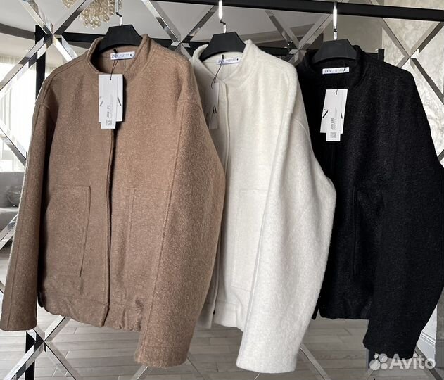 Бомбер Куртка Zara Новый 3 цвета