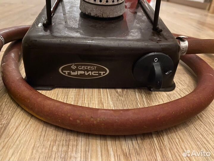 Газовый баллон 12л с плиткой гефест туристик