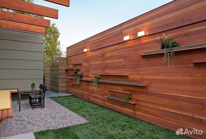 Планкен 20*140*5100 сорт ав для фасадов и заборов