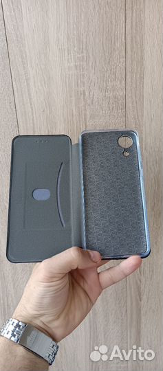 Чехол-книжка на Samsung Galaxy A03 core, черный
