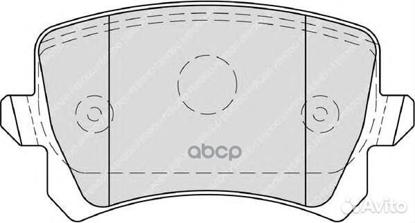 FDB4058 GDB1763 5N0698451 колодки дисковые