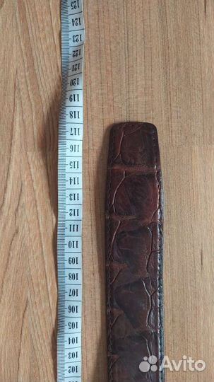 Ремень из кожи крокодила river