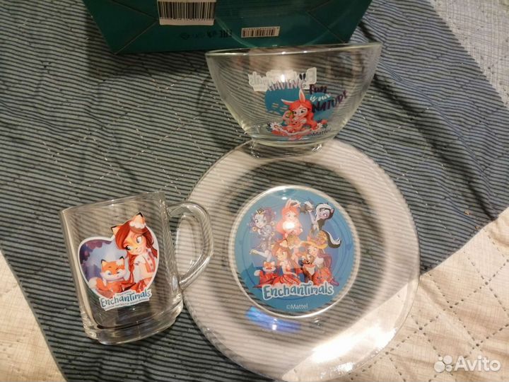 Набор детской посуды новый