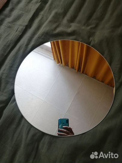 Зеркало круглое на стену 30 см