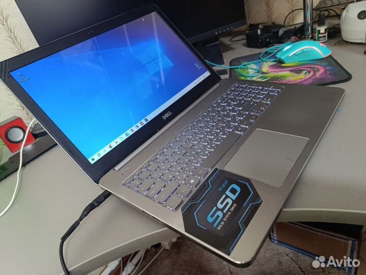 Dell: металл, 15.6, core i5, GT750, 10gb, ssd512gb