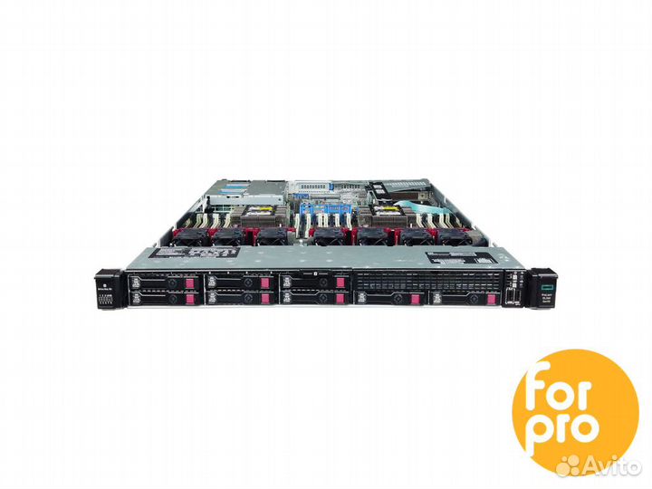 Сервер HP DL360 Gen10 8SFF E208 2x6162Plat 256GB