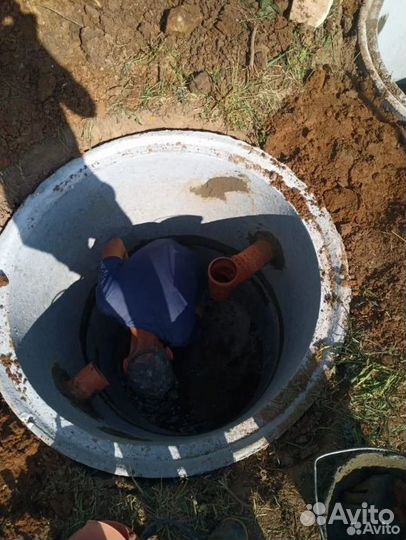 Септик из бетонных колец под ключ за 1 день