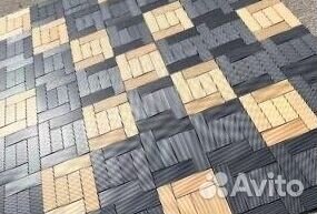Террасная доска из дпк мелкий вельвет