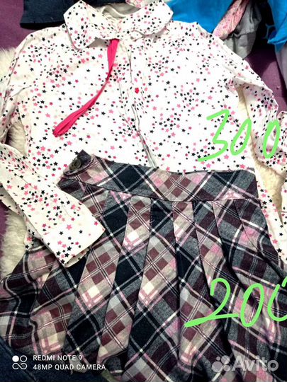 Одежда на девочку 4-5-6 лет