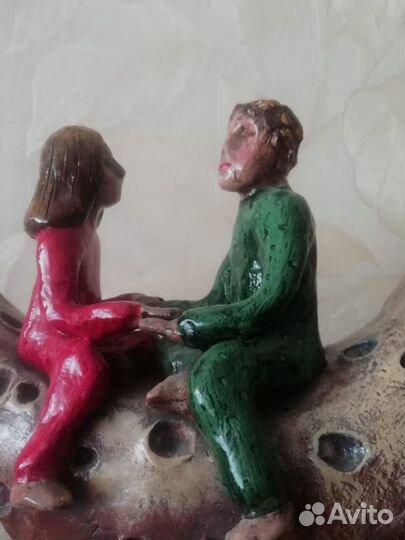 Глиняная поделка, ручная работа