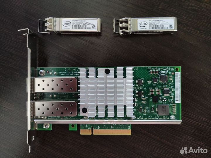 Сетевая карта Intel x520-DA2 SFP+ 10Gbe YottaMark