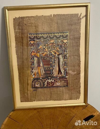 Картина на папирусе