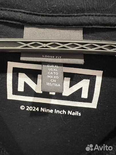 Футболка мерч Nine Inch Nails XL