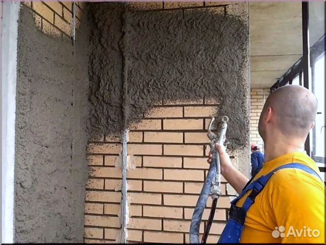 Штукатурка стен Машинным способом в Новороссийске | Услуги | Авито