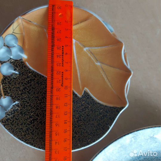 Блюдо для торта и 6 блюдец