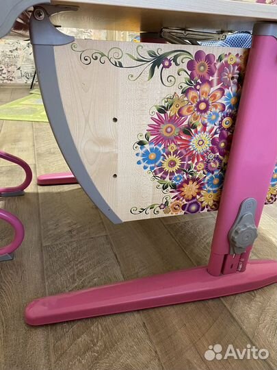 Школьная Растущая парта и стул дэми