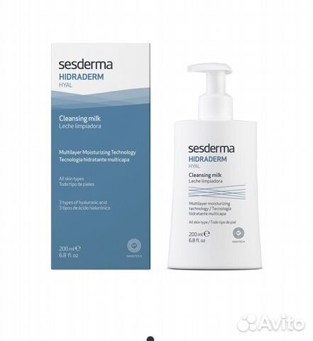 Hidraderm hyal Очищающее Молочко Sesderma Сесдерма