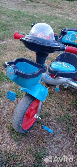 Велосипед трёхколёсный детский planes