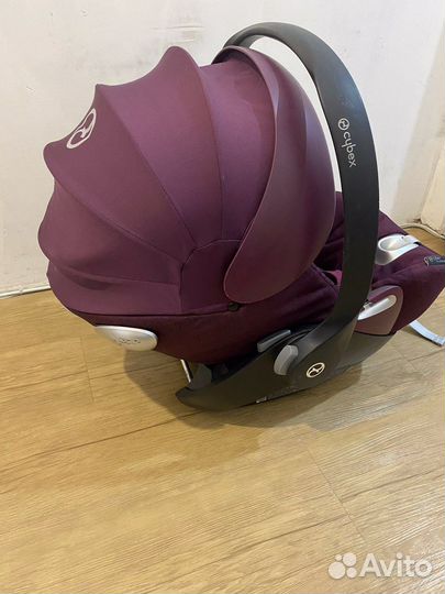 Автолюлька cybex cloud q с базой и коляска