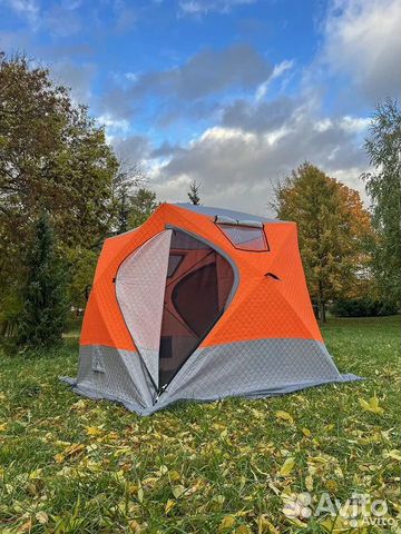 Зимняя палатка куб трехслойная