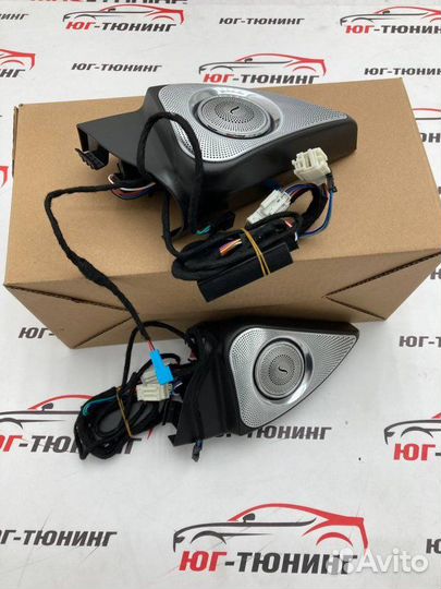 Динамики Burmester на Mercedes ML/GLE w166