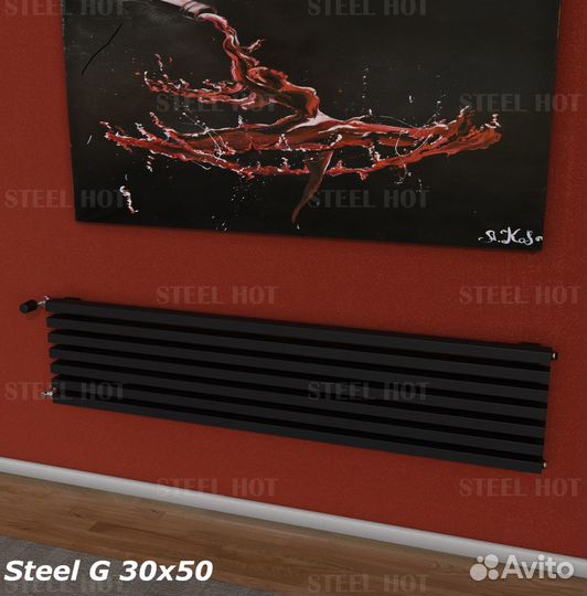 Горизонтальный дизайн радиатор отопления