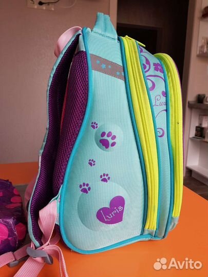 Рюкзак ортопедический 1-4кл.+мешок+пенал