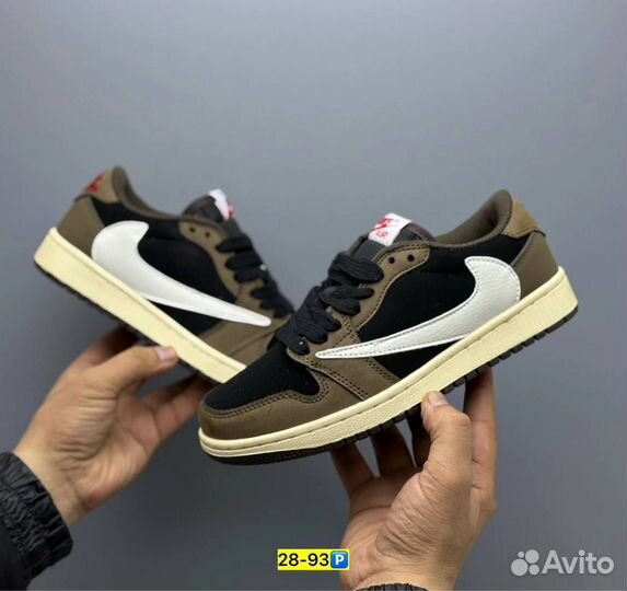 Кроссовки Женские Nike x Air Jordan 1 Low Travis