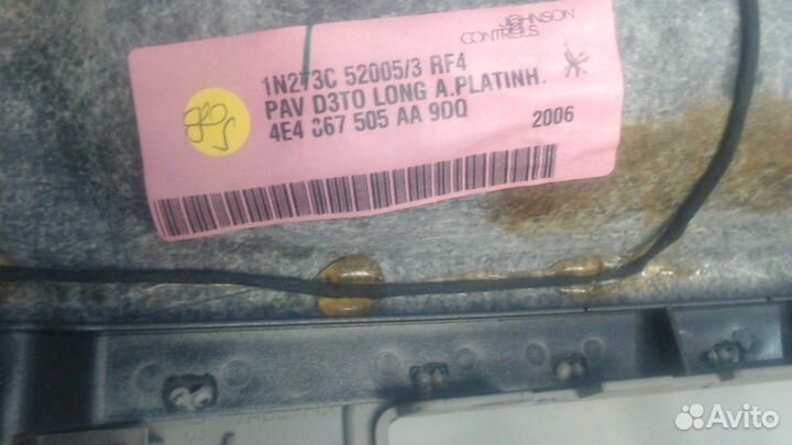 Обшивка потолка Audi A8 (D3), 2007