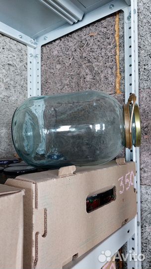 Стеклянная банка 3л винтовая