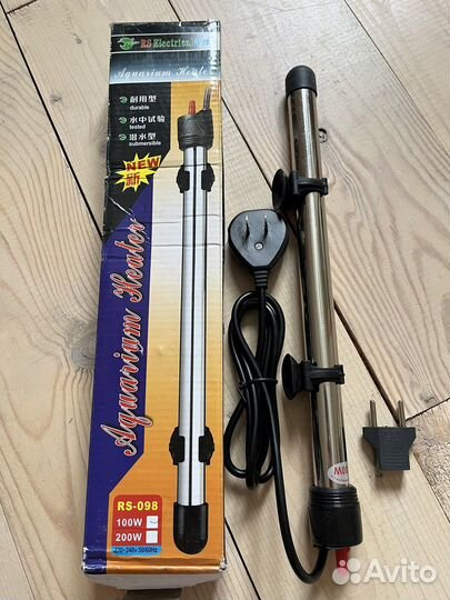 Подогреватель для аквариума 100w rs-098