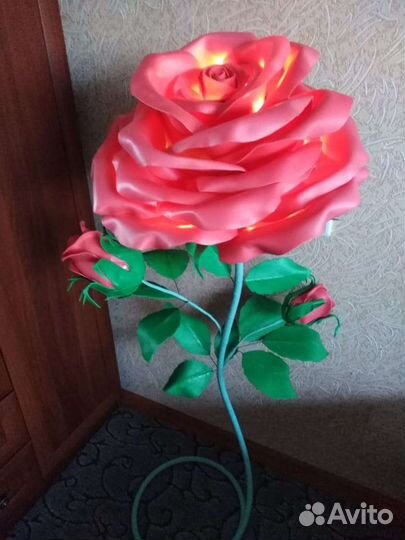 Цветы с подсветкой