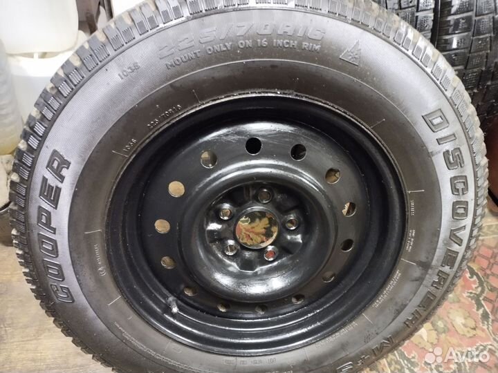 Колеса в сборе зимние r16/225/70