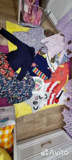 Пакет одежды для девочки рост 110