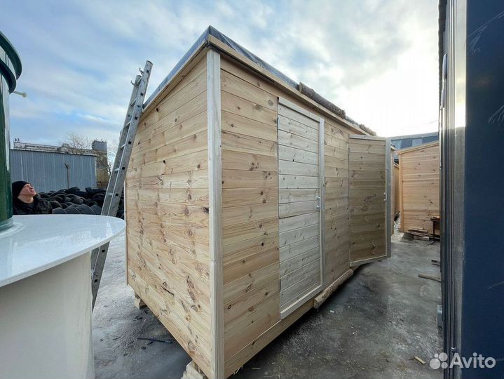 Хозблок 6х2.4 деревянный