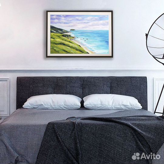 Картина маслом морской пейзаж