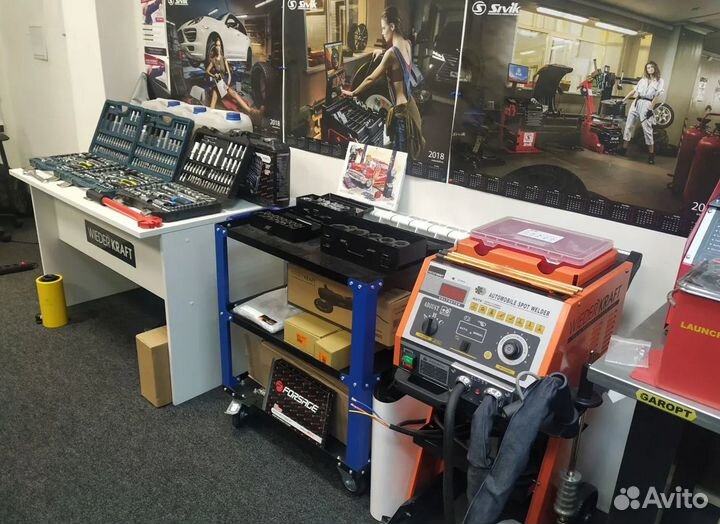 Споттер по стали на тележке и без 220/380В