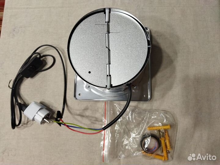 Вентилятор вытяжной мощный с обратным клапаном