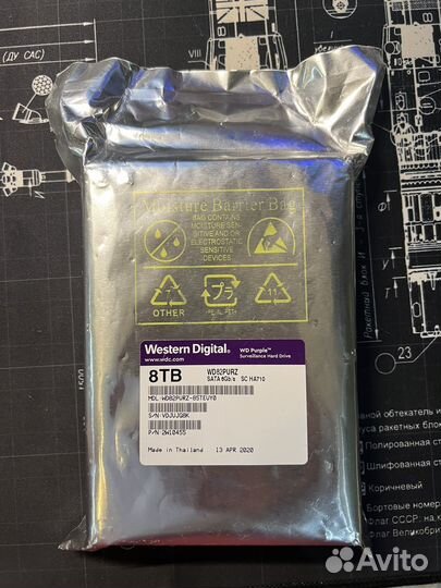 Жесткий диск Western Digital WD82purz