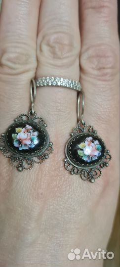 Винтажные украшения серебро СССР