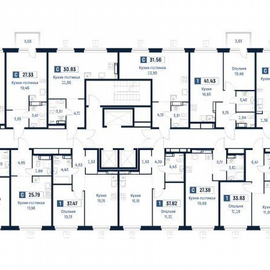 Квартира-студия, 23,3 м², 4/18 эт.