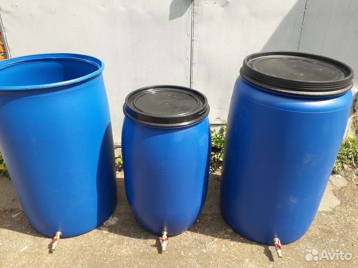 Бочки пластиковые 127л.167л.227л.230л для воды
