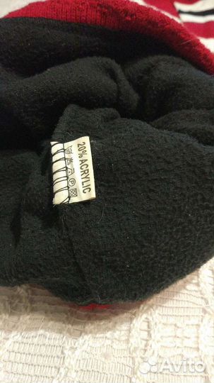 Шапка с шарфом женская