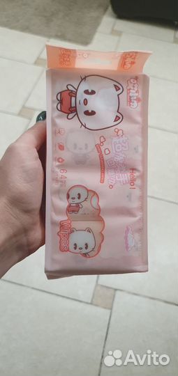 Детские влажные салфетки без запаха